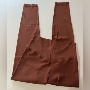 Aerie Crossover Leggings Brown Size XL